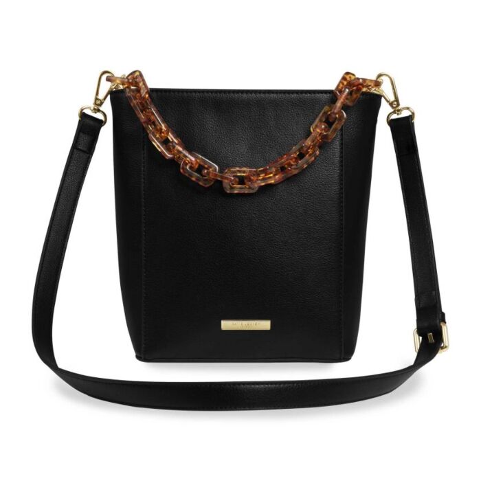 Katie Loxton Ayla Tortoiseshell Bag | Black-3